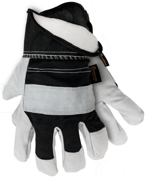 Winter Lined Cowhide Work Gloves