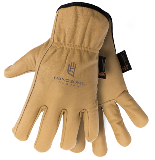 Unlined Buffalo Full Grain Leather Driver Gloves